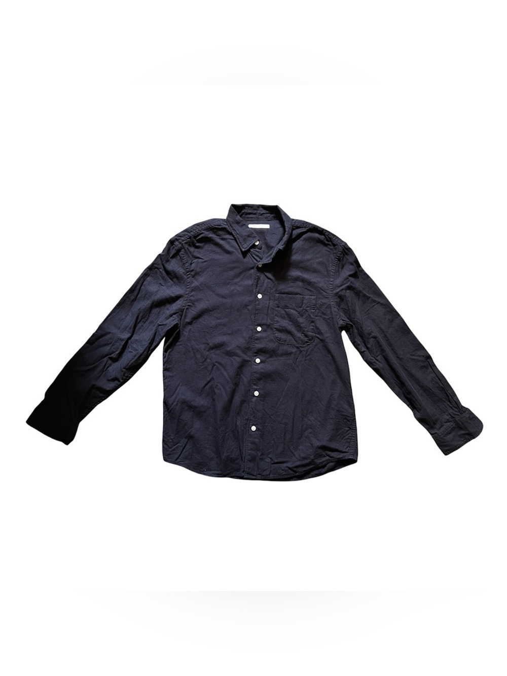 Zara Men's M Navy Blue button up - Picture 1 of 3
